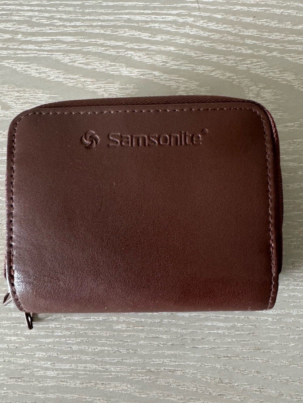 Samsonite Credit Card Holder Wallet- black genuine leather